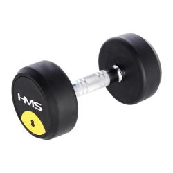 HMS Pogumovaná jednoruční činka HG Pro 8 kg