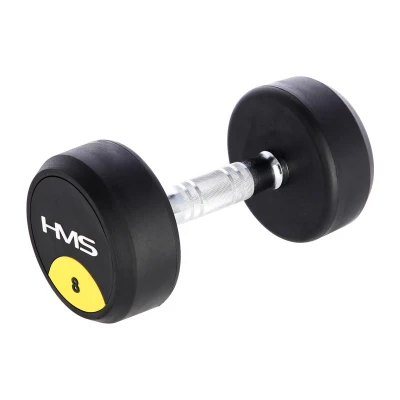 HMS Pogumovaná jednoruční činka HG Pro 8 kg