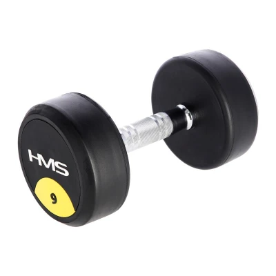 HMS HG Pro 9 kg pogumovaná jednoruční činka