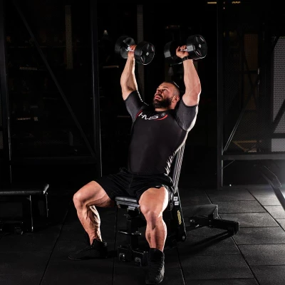 HMS HPC černá 15 kg polyuretanová jednoručka