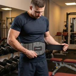 HMS POSILOVACÍ PÁS ŠEDÝ PA 3448