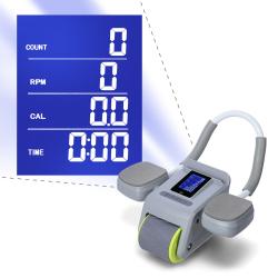 HMS Posilovací válec na břicho KA08 šedý s automatickým odskokem