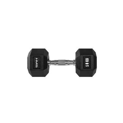 HMS PREMIUM 18 kg hexagonální jednoručka