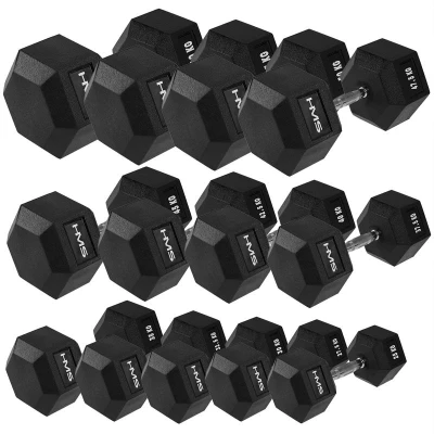 HMS PREMIUM Hexagonální jednoručka HMS 45 kg