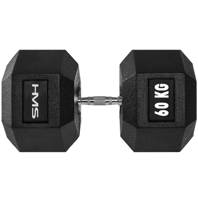HMS PREMIUM Hexagonální jednoručka HMS 60 kg