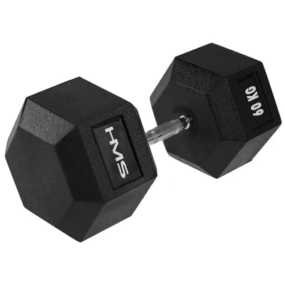 HMS PREMIUM Hexagonální jednoručka HMS 60 kg
