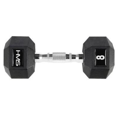 HMS PREMIUM Hexagonální jednoručka HMS 8 kg (VÝPRODEJ)