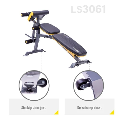 HMS PREMIUM Lavice pod činku LS3050 + sleva 400,- na příslušenství