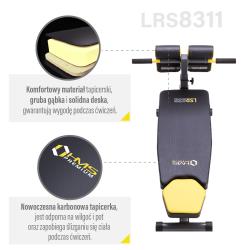 HMS PREMIUM Lavice s hyperextenzí a opěrou LSR8311 + sleva 400,- na příslušenství