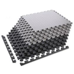 HMS PREMIUM MP12 Ochranná puzzle podložka 60 x 60 x 1.2 cm světle šedá