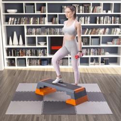 HMS PREMIUM MP12 Ochranná puzzle podložka 60 x 60 x 1.2 cm svetlo sivá