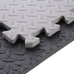 HMS PREMIUM MP12 Ochranná puzzle podložka 60 x 60 x 1.2 cm svetlo sivá