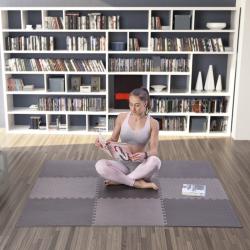 HMS PREMIUM Ochranná puzzle podložka MP12 tmavě šedá