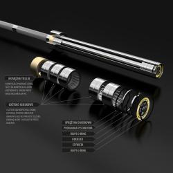 HMS PREMIUM Olympijská osa GO1100 220 cm x 50 mm + rychlouzávěry ZG1500