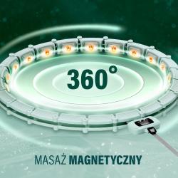 HMS Sada masážní hula hoop HHM14 se závažím a počítadlem a zeštíhlujícího pásu BR163 zelená