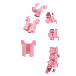 HMS Sada masážny hula hoop HHW01 so závažím a zoštíhľujúceho pásu BR163 ružová