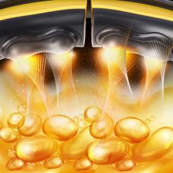 HMS Sada masážny hula hoop so závažím HHM21 a zoštíhľujúceho pásu BR1313 čierna/žltá