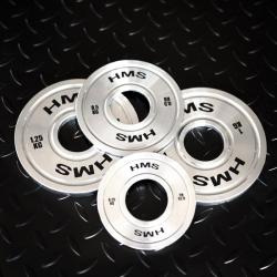 HMS Sada ocelových olympijských kotoučů TOS 2 x 0,25 - 1,25 kg (6 kg)