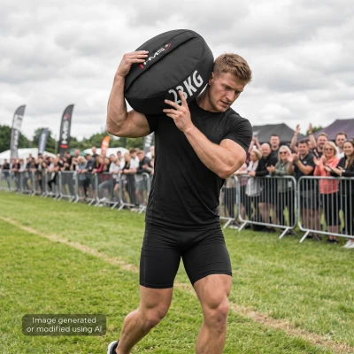 HMS Sandbag Strongman WSN23 černý 1-23 kg prázdný posilovací vak