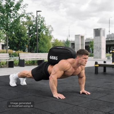 HMS Sandbag Strongman WSN68 černý 1-68 kg prázdný posilovací vak