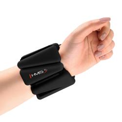 HMS Silikónové závažia SNK01 na zápästie a členok čierne 2 x 0,5 kg