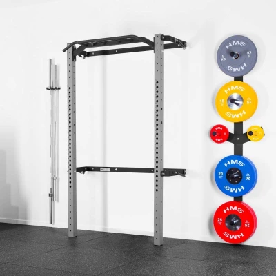 HMS Skládací posilovací klec - Power Rack KLT23 šedá