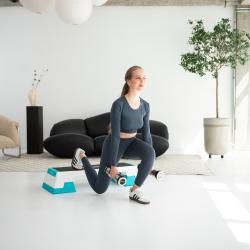 HMS Step na aerobic AS007 biely/mentolový