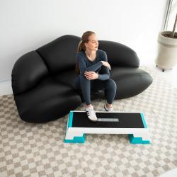 HMS Step na aerobic AS007 biely/mentolový