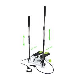 HMS S 3096 TWIST stepper s úchopy zelený