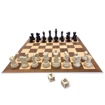 HSH FUNNY CHESS (dřevěná sada včetně šachových hodin s bonusem) (AKČNÍ CENA)