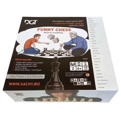 HSH FUNNY CHESS (dřevěná sada včetně šachových hodin s bonusem) (AKČNÍ CENA)