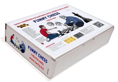 HSH FUNNY CHESS (rodinná sada včetně základních šachových hodin) (AKČNÍ CENA)