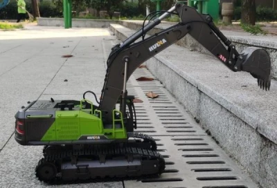 ACV PROFI bagr 1:14 s kovovou lžící, šroubové pohony, proporcionální, 22 funkcí, LED, RTR