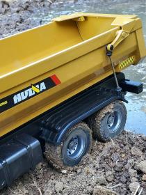 Huina Mercedes-Benz Arocs, profesionální celokovový proporcionální sklápěč, nosnost 3,5 kg