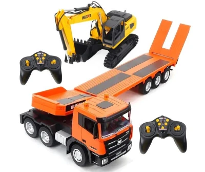 Huina RC sada podvalníku a bagru 1:24