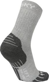 Husky All Wool sv. šedé ponožky POUZE XL (45-48) (VÝPRODEJ)