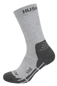 Husky All Wool sv. šedé ponožky IBA XL (45-48) (VÝPREDAJ)