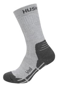 Husky All Wool sv. šedé ponožky POUZE XL (45-48) (VÝPRODEJ)