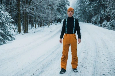 Husky Aron Zip M mustard pánská merino mikina POUZE XXL (VÝPRODEJ)