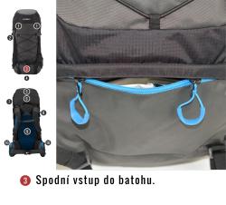 Husky Batoh Expedice Ribon 60l black + sleva 400,- na příslušenství