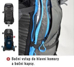Husky Batoh Expedice Ribon 60l bordo + sleva 300,- na příslušenství
