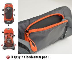 Husky Rony 50l black batoh expedice