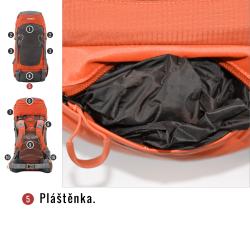 Husky Rony 50l blue batoh expedícia