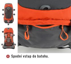 Husky Rony 50l bordo batoh expedícia