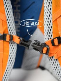 Husky Curly 40l dark yellow batoh Expedice / Turistika