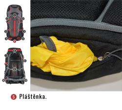 Husky Scape 38l čierny batoh Expedícia / Turistika