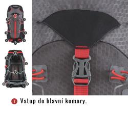 Husky Scape 38l čierny batoh Expedícia / Turistika