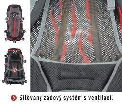 Husky Scape 38l čierny batoh Expedícia / Turistika