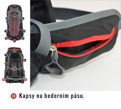 Husky Scape 38l čierny batoh Expedícia / Turistika