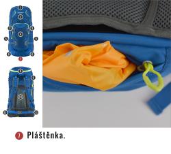 Husky Sloper 45 l černý batoh Expedice / Turistika